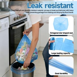 ถุงพลาสติกแบบเสื้อยืด ถุงขยะ ถุงช้อปปิ้งแบบใช้แล้วทิ้ง สำหรับร้านขายของชำ ซูเปอร์มาร์เก็ต ร้านค้าปลีก และใช้ในครัวเรือน ขายส่ง - Product Image 2