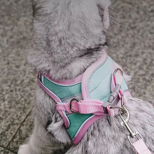 Harness Hewan Peliharaan yang Dapat Disesuaikan, Ramah Lingkungan, dari Kulit & Silikon, Sederhana, Modis, Nyaman, dan Dapat Diatur, untuk Anjing dan Kucing Kecil - Product Image 5