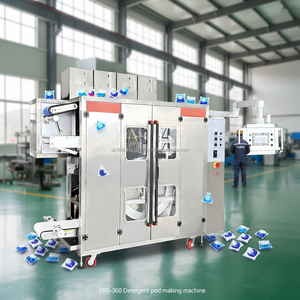 Machine d'emballage automatique électrique pour capsules de lessive liquide en film soluble dans l'eau PVA, pour la fabrication de dosettes de lessive en poudre - Product Image 4