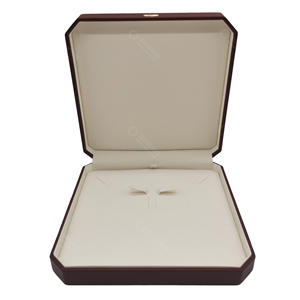 Caja de Joyería de Cuero PU Personalizada para Collares, Pendientes, Pulseras y Regalos, con Logotipo - Product Image 3