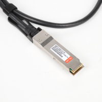Cable DAC de 100G QSFP28 a QSFP28, Cable DAC de Cobre de Conexión Directa de 0.5/1/2/3/5M, Compatible con Switches Cisco, Mellanox y Mikrotik