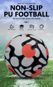 Chuyên nghiệp bóng đá bóng nhà máy bán buôn nhiệt ngoại quan <span class=keywords><strong>PU</strong></span> Kích thước 5 chính thức bóng đá tùy chỉnh in - Product Image 4
