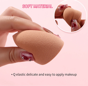 Logotipo personalizado Herramientas de maquillaje profesional Sin látex Cara suave Maquillaje Belleza Cosmético Maquillaje Esponja para polvo líquido facial - Product Image 4