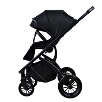 Nouveau bébé poussette peut s'asseoir et s'allonger léger infantile noir pliant haut paysage parapluie voiture voyage en plein air bébé poussettes