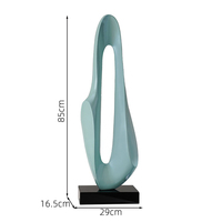 Statue géométrique de luxe européenne en résine, artisanat personnalisé, ornement pour bureau, restaurant, décoration intérieure, vente en gros, fourniture d'usine
