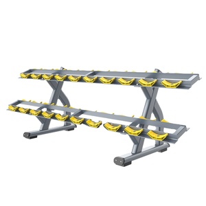 Rack à haltères commercial réglable avec pieds réglables, machine de musculation de 160 kg, équipement de fitness durable, fabriqué en Chine - Product Image 1