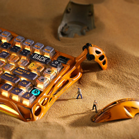 2025 New Arrival Mercury K1 Pro Special Edition - Battle-Worn Yellow PBT Keycaps Linear Switches RGB Backlight Gaming Keyboard