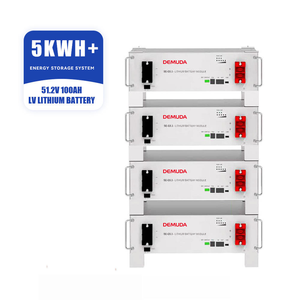 Batterie LiFePO4 empilable DEMUDA 5Kwh 10Kwh 15Kwh 20Kwh 48v 51.2V 100Ah, batteries de stockage d'énergie au lithium, Bateria Lithium Lipo4 - Product Image 1