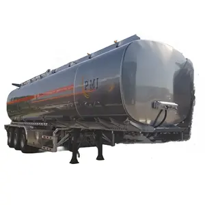 50 cbm minyak semi-trailer 3 AS bahan paduan aluminium Liquid Tanker semi trailer