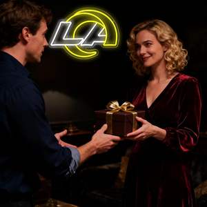 Letrero de Neón LED de los Angeles Rams para Decoración de Pared, Luz de Neón Regulable con el Logotipo del Equipo Amarillo para Cuarto de Hombre - Product Image 5