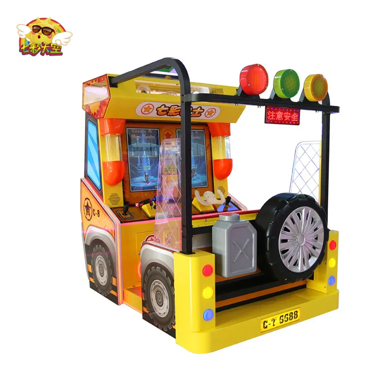 Colorfulsky colorato Bus divertimento per bambini giostre per il centro di gioco