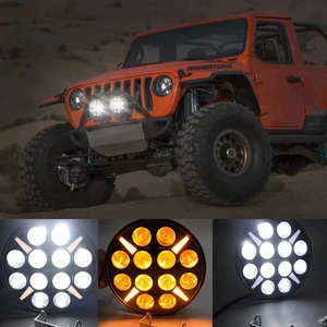 Liancheng 9" 120W 12V Phares ronds neufs pour véhicules tout-terrain 6000K 12000lm pour inspection de camions modifiés et d'excavatrices - Product Image 6
