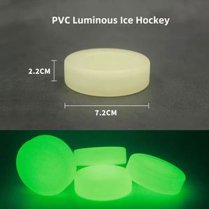 Puck en PVC Luminescent pour Jeux Nocturnes, Ballon de Sport pour Hockey sur Glace et sur Gazon - Product Image 6