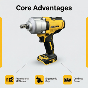 Clé à chocs DEW <span class=keywords><strong>XR</strong></span> 20V MAX originale, idéale pour le démontage des pneus de voiture, la construction d'échafaudages, l'entretien des équipements lourds - Product Image 5