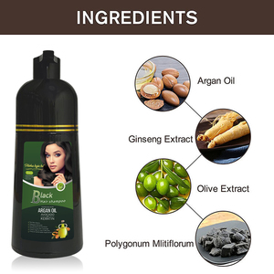 OEM & ODM fabbrica di argento colorante per capelli Shampoo colore nero per capelli crema facile operazione senza <span class=keywords><strong>ammoniaca</strong></span> - Product Image 3