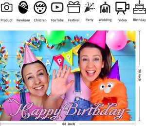 Decoraciones de Cumpleaños con Temática de Rachel, Banner de Cumpleaños de Rachel, Fondo con Temática Inglesa para Fiestas Infantiles, Decoración de Pared - Product Image 4