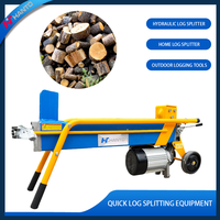 Mesin Pemroses Kayu Bakar Listrik 8 Ton, Desain Horizontal Stabil, Motor Berperingkat IP54