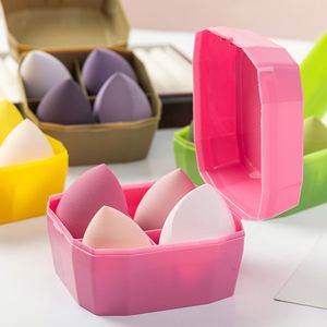 Juego de 4 Esponjas de Maquillaje Super Suaves con Logotipo Personalizado, Set de Brochas para Base de Maquillaje con Caja, Venta al Por Mayor - Product Image 4
