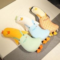 Almohada de Peluche Larga con Forma de Pato, Pingüino o Pollo, Suave y Bordada, Ideal para Sofá, Cama o Siesta