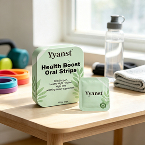 ยาแก้ไอแบบแผ่นละลายได้จากพืช ยี่ห้อ Yyanst สีเขียวอ่อน บรรจุในกล่องโลหะ 30 แผ่น - Product Image 4