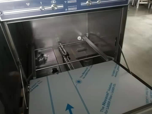 Lave-vaisselle commercial automatique électrique en acier inoxydable, autonome, pour hôtel, 3 kW, pour environ 100 personnes - Product Image 1