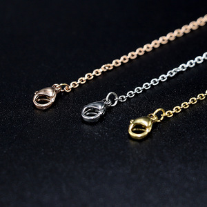 Catena a Maglia Ovale in Acciaio Inossidabile Personalizzata all'Ingrosso 1.3mm 1.6mm 2mm 2.5mm 3mm 4mm per Creazione di Gioielli - Product Image 4
