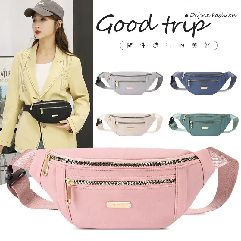 mini fashion belt adjustable waterproof travel waist pack small pouch with phone pocket waist bag