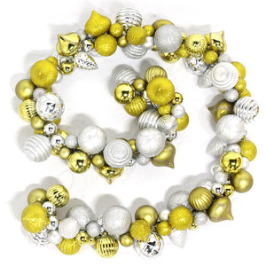 Adorno colgante de forma <span class=keywords><strong>especial</strong></span> para <span class=keywords><strong>Navidad</strong></span>, guirnalda de bolas navideñas de 1,8 m - Product Image 1