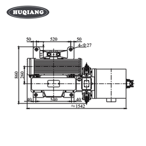 Motor de Elevador Torin, Máquina de Tracción para Elevador YJ320 - Product Image 5