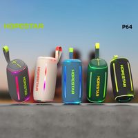 Enceinte portable sans fil HOPESTAR P64 40W grande puissance pour extérieur, avec subwoofer Bluetooth 5.4 et éclairage RGB