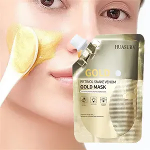 Mascarilla Peeling Facial de Oro de 24K Cuidado DE LA Piel Eliminar Espinillas Reafirmante Mascarilla Facial Peel Off