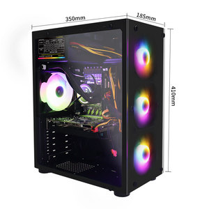 Desktop Gaming <b>PC</b> Case Tempered Glass Support MATX ITX Motherboard and RGB Fan Cooler in Stock Rgb Gaming <b>Pc</b> Case Gaming <b>Pc</b> Case - Product Image 1