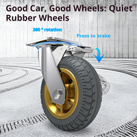 Carretilla de Transporte Industrial Multifuncional Plegable de Acero con Cuatro Ruedas Bloqueables, Ajustable y Resistente