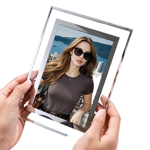 Quadro de Foto de Cristal de Vidro Personalizado DIY Arte de Parede Atacado Criativo Feito à Mão 4*6 Quadro de Cristal Transparente Decoração para Casa - Product Image 5