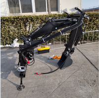 Prix d'usine bon marché Mini chargeuse sur chenilles Skid Steer Chargeuses sur support avec différents accessoires