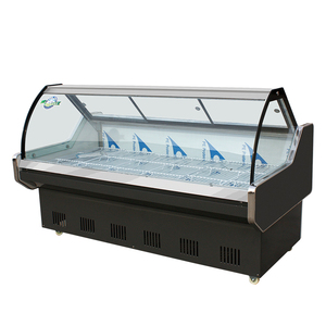 出厂价商用肉类展示冷藏柜，带直接冷却功能、LED灯和钢化玻璃 - Product Image 3