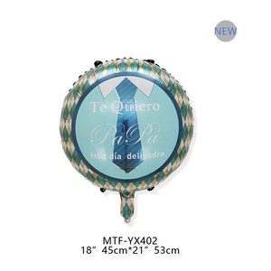 Banner all'ingrosso di palloncini in alluminio Mylar 18 pollici palloncini Globos Foil elio <span class=keywords><strong>felice</strong></span> festa del papà palloncini Banner - Product Image 6