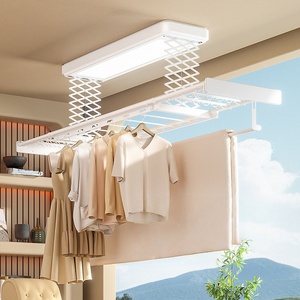 Indoor balcony home lifting intelligent automatic multifunctional remote control double scissors <b>electric</b> <b>drying</b> <b>rack</b> - Product Image 1