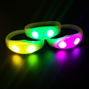 Tùy Chỉnh Lập Trình Điều Khiển Từ Xa Dây Đeo Cổ Tay Nhấp Nháy Silicon DMX Điều Khiển LED Vòng Đeo Tay Cho Thanh Và Buổi Hòa Nhạc - Product Image 3