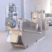 Nueva Tecnología en Equipos Industriales: Prensa de Tornillo para Deshidratación de Lodos, Maquinaria de Tratamiento de Aguas Residuales Utilizada en el Tratamiento de Aguas Residuales Urbanas