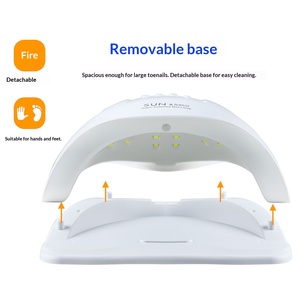 <span class=keywords><strong>Lampe</strong></span> à ongles UV LED 120W portable, directement de l'usine, pour le séchage du vernis gel, avec minuteur 10S/30S/60S/99S, modèle 5PLUS, manucure professionnelle - Product Image 4