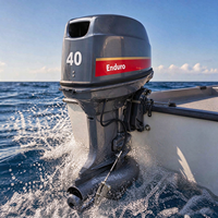 Système de refroidissement à eau et à essence 40HP 2 temps 703cc Moteur hors-bord à jet pour bateau de pêche en vente