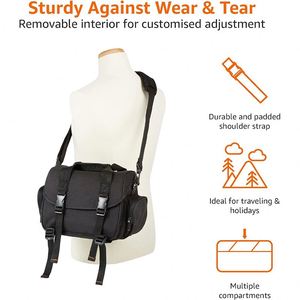 Mochila profesional para cámara con cubierta impermeable para accesorios SLR/DSLR sin espejo, muestra gratuita. - Product Image 2