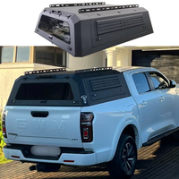 Capot rigide en alliage d'aluminium étanche et verrouillable de style tout-terrain pour Toyota Tacoma, Ford F-150, Dodge Ram 1500, Hilux