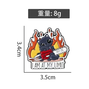 Broche Creativo de Dibujos Animados para Gatos, Pin Masónico de Esmalte, Técnica de Fundición, Broche Navideño, Insignia de Solapa, Joyería al por Mayor - Product Image 5