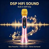 Microphone sans fil Bluetooth professionnel pour studio, système de sonorisation mobile pour karaoké
