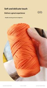 200g Nuevo Hilo Súper Grueso de Poliéster/Acrílico Mezclado Modelo Z13 para Tejer a Mano DIY, Blanqueado para Bolsos y Alfombras - Product Image 4