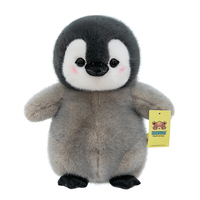 Peluche pingouin animal marin, jouet en peluche doux et mignon, et oreiller apaisant. Idéal pour les machines à griffes et les cadeaux d'événements.