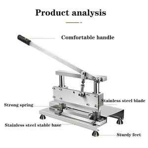 Venta caliente Uso doméstico y venta al por menor Máquina <span class=keywords><strong>de</strong></span> corte <span class=keywords><strong>de</strong></span> guillotina Cortador <span class=keywords><strong>de</strong></span> trotón <span class=keywords><strong>manual</strong></span> con máquina <span class=keywords><strong>de</strong></span> sierra <span class=keywords><strong>de</strong></span> hueso <span class=keywords><strong>de</strong></span> motor nuevo o usado - Product Image 4