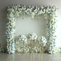 Nouvelle Arrivée Moderne : Arche de Fleurs Artificielles en Soie pour Mariage, Fête, Décoration Intérieure et Extérieure